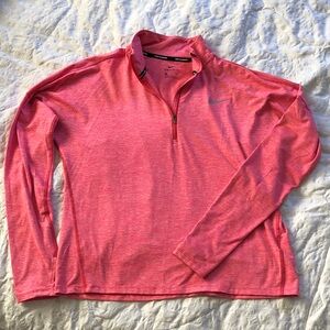 Nike dri fit quarter zip top